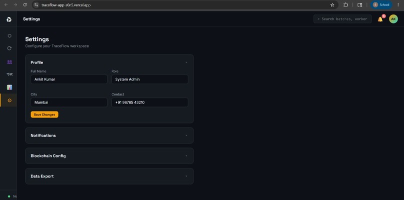 TraceFlow-Waste Intelligence Network – screenshot 6