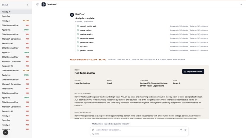 DealProof  – screenshot 1