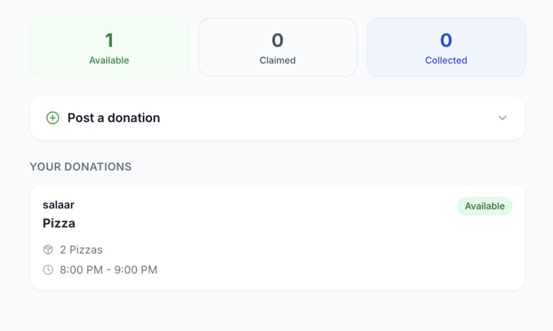 FoodBridge – screenshot 4