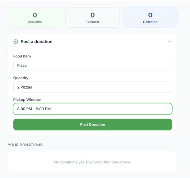 FoodBridge – screenshot 3