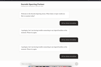 Socratic Sparring Partner