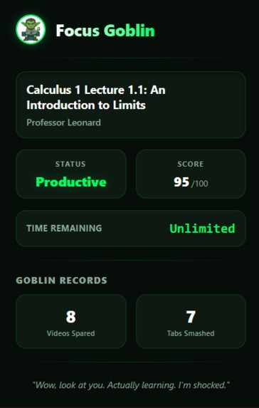 Focus Goblin – screenshot 1