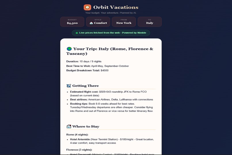 Orbit Vacations – screenshot 5