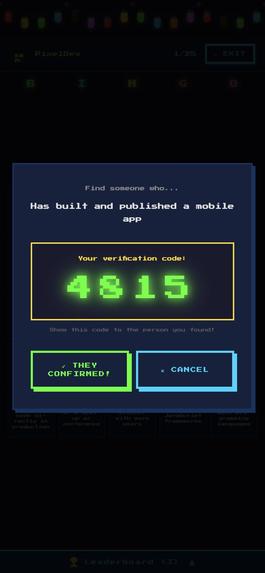 DevBingo – screenshot 3