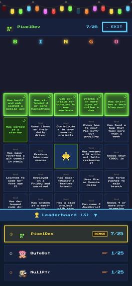 DevBingo – screenshot 10