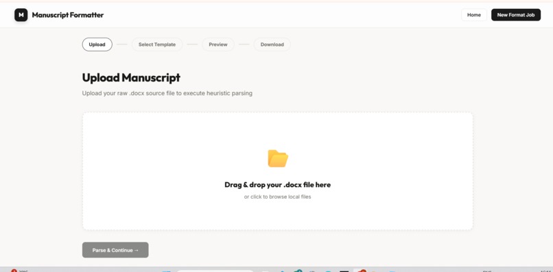 AI Manuscript Formatter – screenshot 2