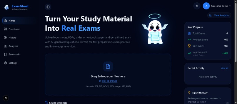 ExamGhost – screenshot 1