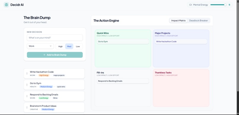 Decidr AI – screenshot 1