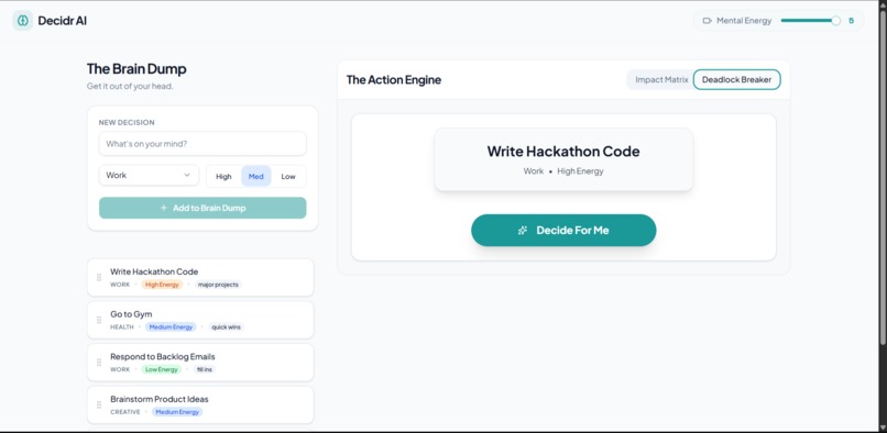 Decidr AI – screenshot 2