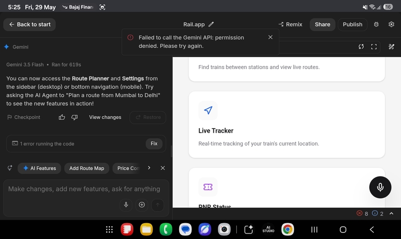 Rail app – screenshot 4