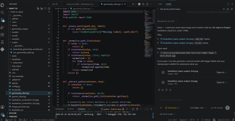 Dress2Draft – screenshot 2