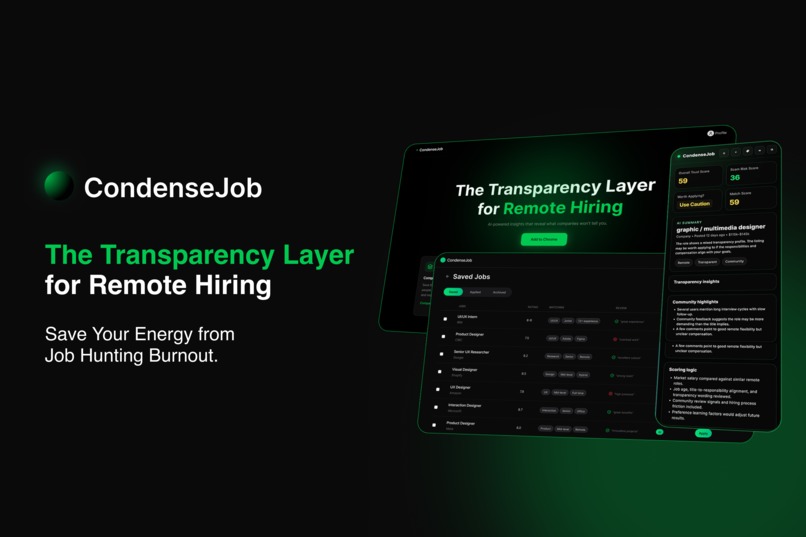 CondenseJob – screenshot 1