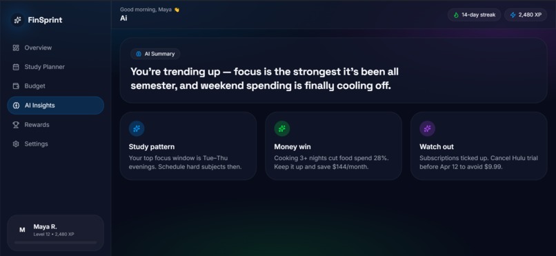FinSprint  – screenshot 4