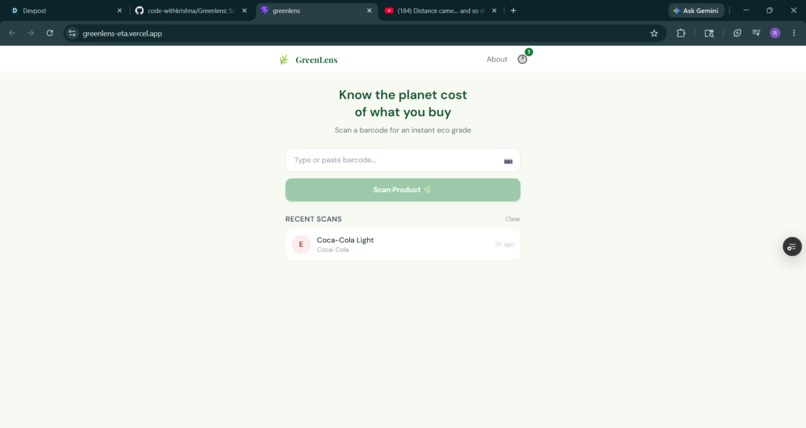 GreenLens — Know the planet cost of what you buy – screenshot 5