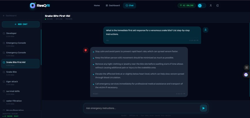 ResQAI - Fully Offline AI Emergency & Survival Assistant – screenshot 4