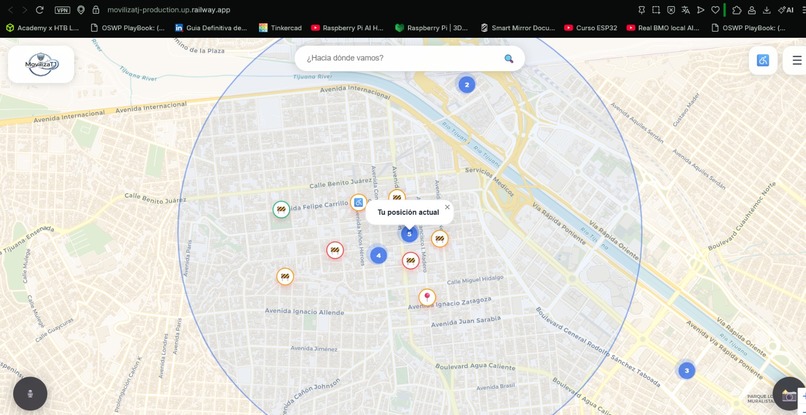 MovilizaTJ – screenshot 2