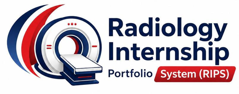 Radiography internship portifolio system (RIPS) – screenshot 1