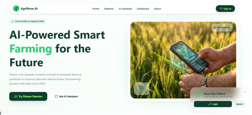 AgriNova AI – screenshot 1