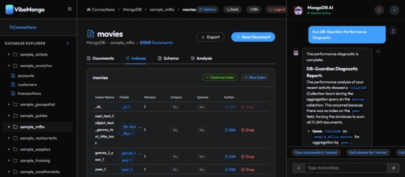 VibeMongo Admin - Arize Track – screenshot 19