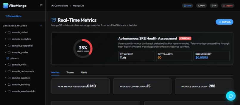 VibeMongo Admin - Arize Track – screenshot 20