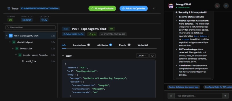 VibeMongo Admin - Arize Track – screenshot 33