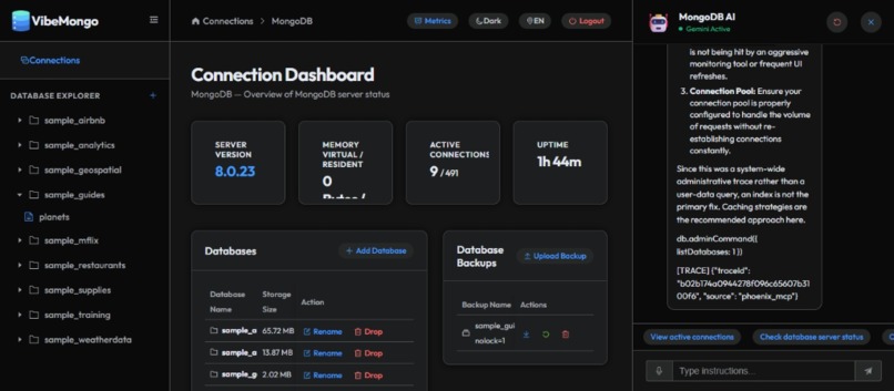 VibeMongo Admin - Arize Track – screenshot 34