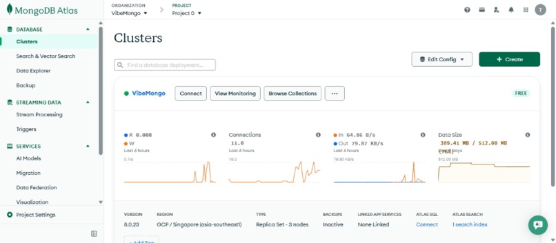 VibeMongo Admin - Arize Track – screenshot 38