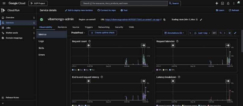 VibeMongo Admin - Arize Track – screenshot 39