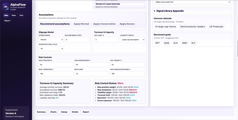 AlphaFlow – screenshot 1