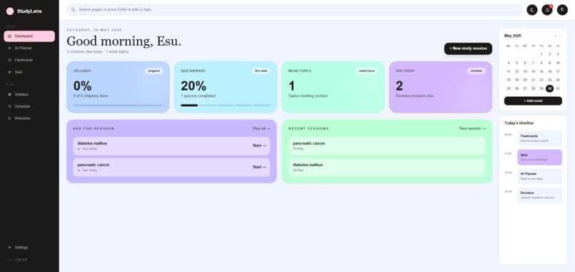 StudyLens – screenshot 1