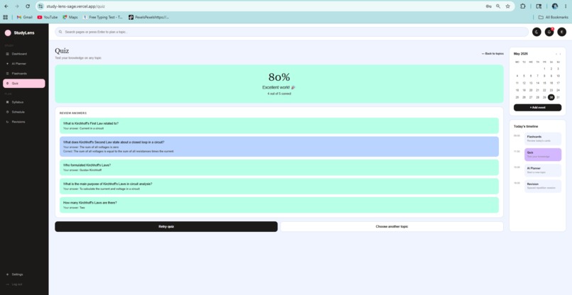 StudyLens – screenshot 4
