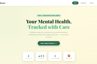 MindBloom — Mental Health Mood Tracker