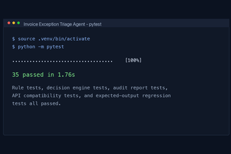 Invoice Exception Triage Agent