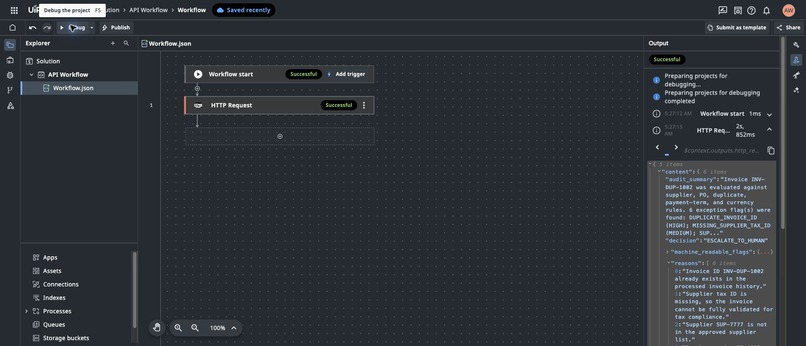 Invoice Exception Triage Agent – screenshot 4