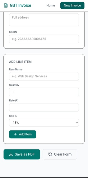  GST Billing Application  – screenshot 4