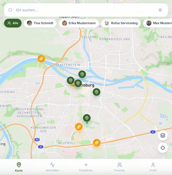 places4friends – screenshot 1