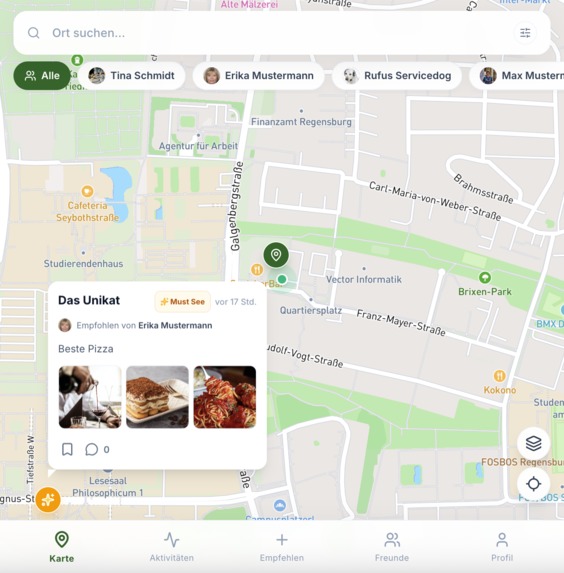 places4friends – screenshot 3