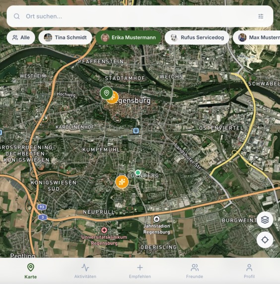 places4friends – screenshot 2