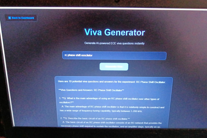 Synk-F AI powered ECE smart lab assistant  – screenshot 2