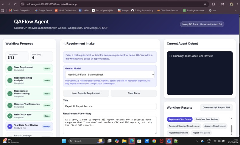 QAFlow Agent: AI-Powered QA Workflow Automation – screenshot 4