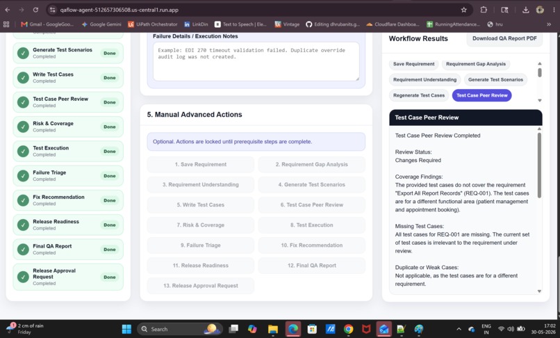 QAFlow Agent: AI-Powered QA Workflow Automation – screenshot 13