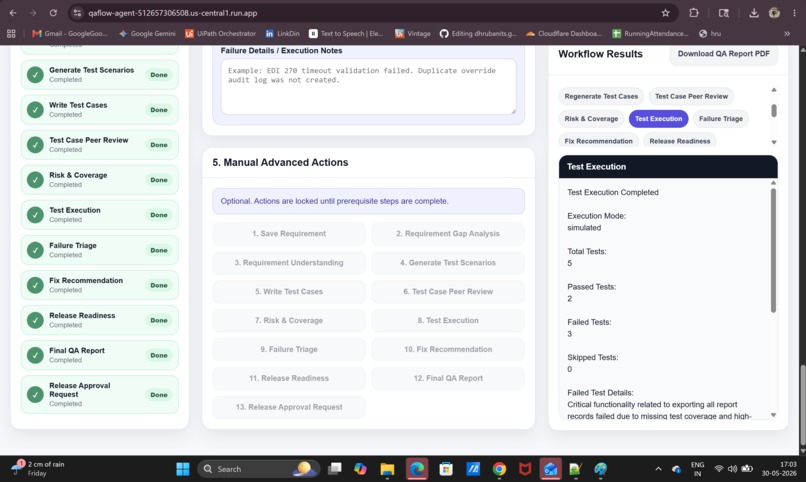 QAFlow Agent: AI-Powered QA Workflow Automation – screenshot 15