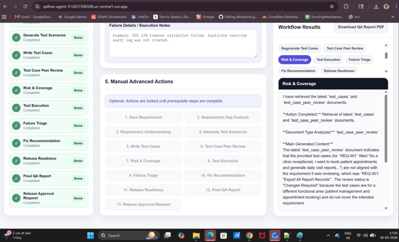 QAFlow Agent: AI-Powered QA Workflow Automation – screenshot 14