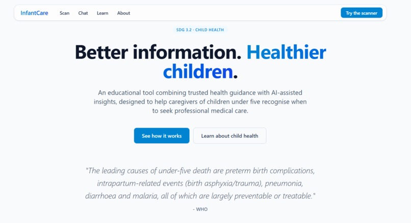 InfantCare – screenshot 1