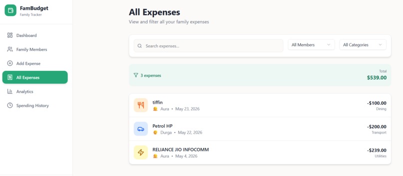 FamBudget – screenshot 4