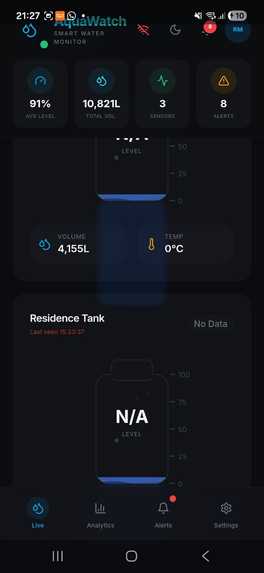 AquaWatch – screenshot 2