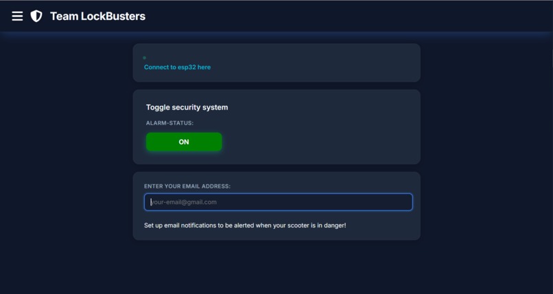 Scooter Lock System – screenshot 3