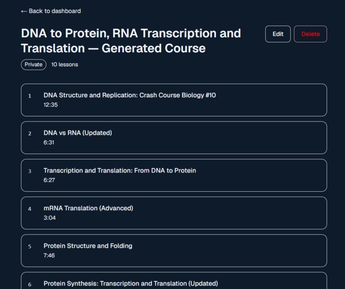 YouCourse – screenshot 3