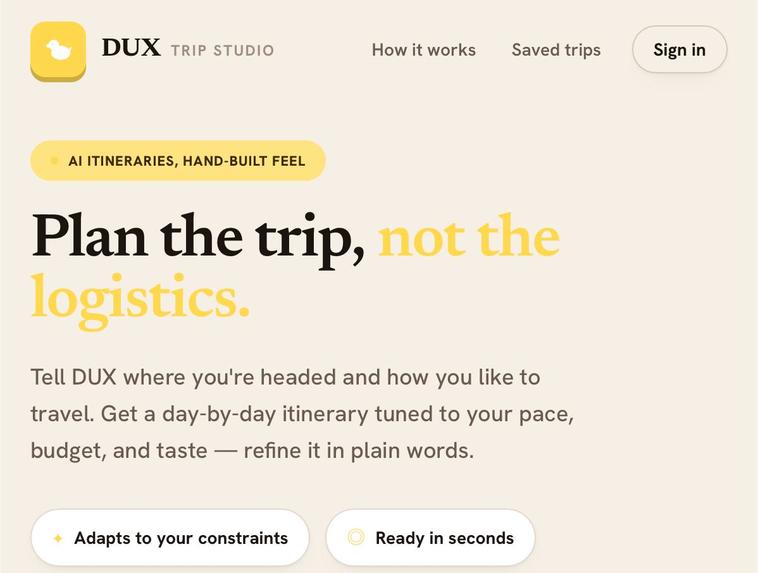 Dux – screenshot 1