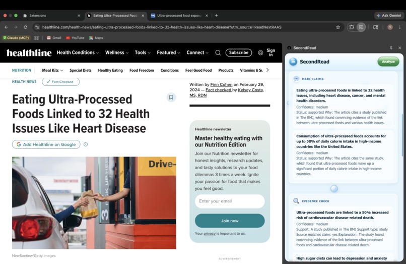 SecondRead – screenshot 2